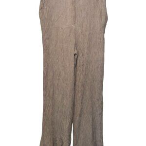 Jason Wu Womens Wide-Leg Pants Size M Beige Casual Lightweight Medium
